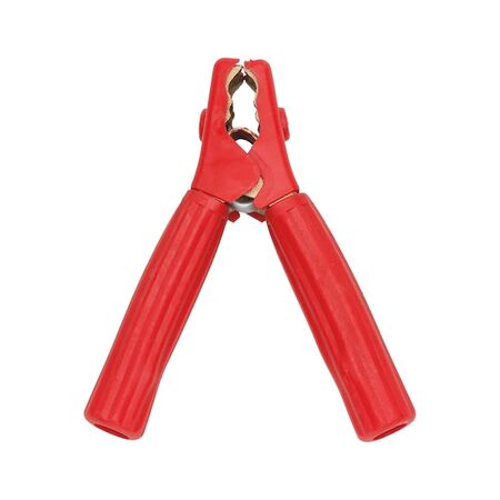 Charger Clamp Fully Insulated 1000A | Galvanised Brass | Cold-Resistant EVA | Red | @Each of 1 | by Wurth