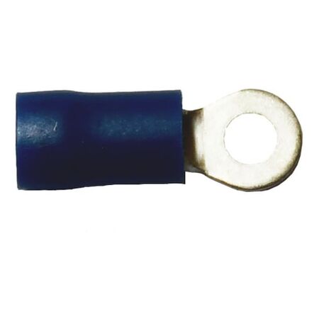Crimp Cable Lug Ring Connector | PVC-Insulated | Copper Material | 600V AC | @Pack of 25 | by Wurth