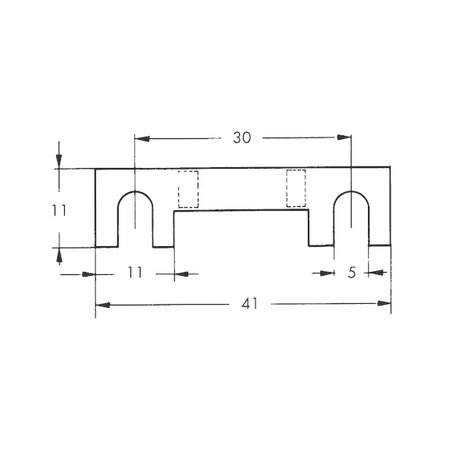 Strip Fuse DIN 72581 | 50 A Current Capacity | Zinc Construction | -40 to 125 °C Operating Temp | @Pack of 10 | by Wurth