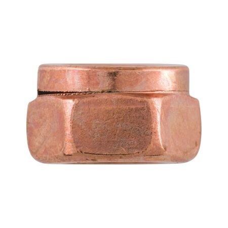 Exhaust Slotted Nut M12 | Copper Plated Steel | DIN 14440 Compliant | @Pack of 10 | by Wurth