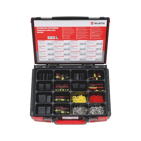 Watertight Plug Housing TE Superseal 15 Series | 440 Pieces in System Case | Reliable Electrical Connections | by Wurth