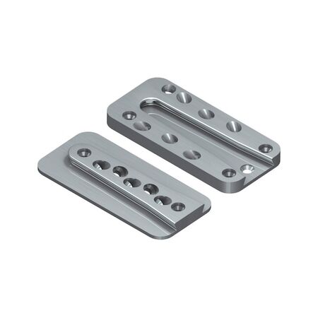 Wood Plug-in Connector | Aluminium Dovetail Joint | High Load Transfer | @Pack of 4 | by Wurth