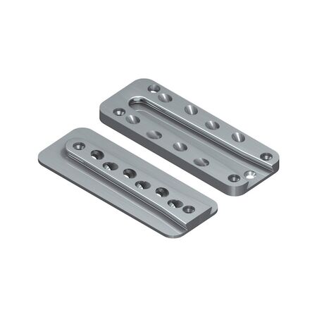 Wood Plug-in Connector | Aluminium Dovetail Joint | High Load Transfer | @Pack of 4 | by Wurth