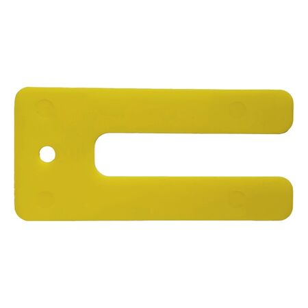 Horseshoe Packers | 200 PCS | High-Quality Polypropylene | Yellow Color-Coded | by Wurth