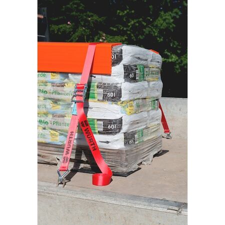 Ratchet Webbing Tie Down | 6m Length | LC 1500kg Capacity | Ergonomic Handle | by Wurth