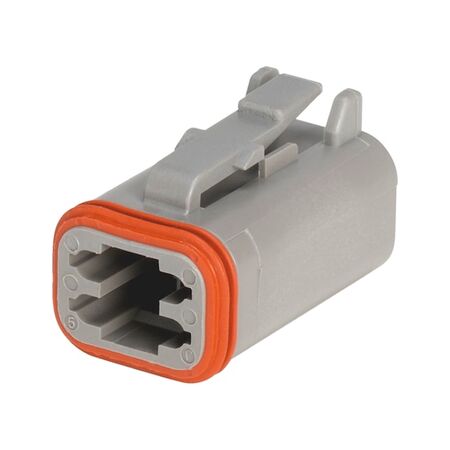 Socket Housing Deutsch DT Series | 4 Pole | IP67 Rated | Thermoplast Material | by Wurth