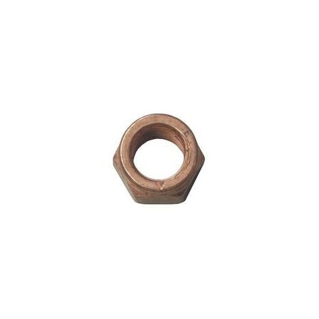 Exhaust Slotted Nut DIN 14441 | Copper-Plated Steel | Reduced Wrench Size | @Pack of 10 | by Wurth