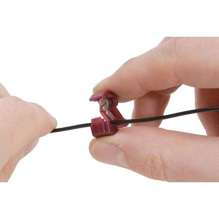 Detachable Blade Connector TABCON Insulated | 0.5-1.5 mm² Wire | 300V Max Voltage | Red Color | @Pack of 10 | by Wurth