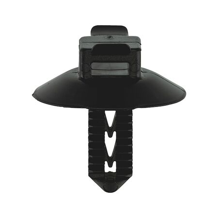 Cable Tie Gun Hole Fixing | Ultraviolet Resistant | 200 PCS | Black | by Wurth