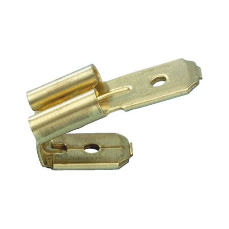 Vehicle Connector Bus Bar 63 x 08 Uninsulated | Brass Material | Easy Connection | @Pack of 25 | by Wurth