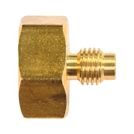 Cylinder Adaptor Air Conditioning | R1234yf Compatible | Brass Material | Includes Fibre Washer | by Wurth