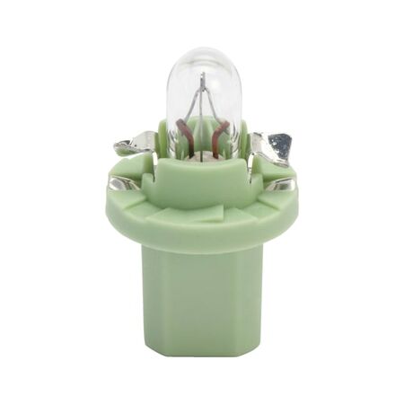 Plastic Socket Bulb BX85D | 12V 2W | Pastel Green Light | Designed for PCBs | @Pack of 10 | by Wurth
