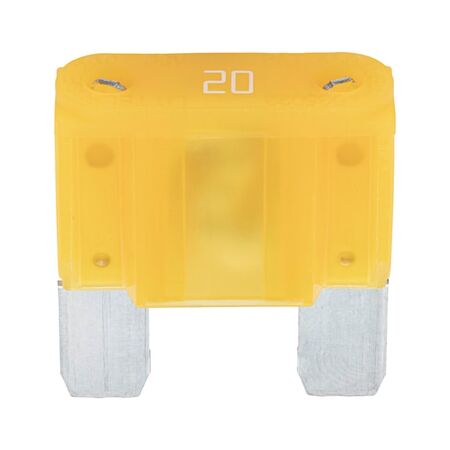 Flat Blade Fuse MAXI Silver | 20A Current | Silver Coated Contacts | 5 Pack | by Wurth