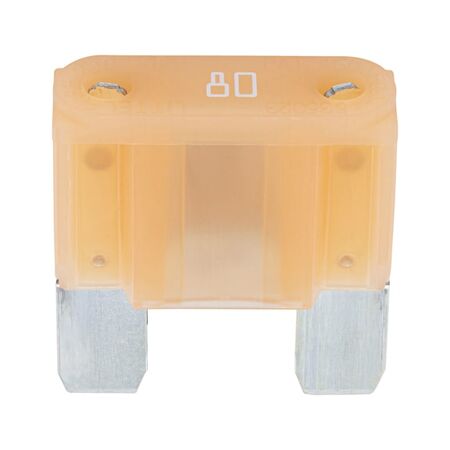 Flat Blade Fuse MAXI Silver | 80A Current | Silver Plated | @Pack of 5 | by Wurth