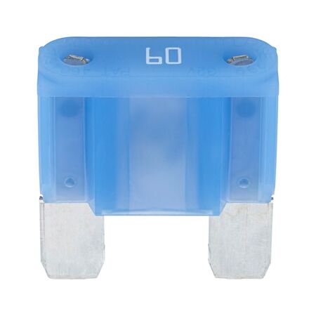 Flat Blade Fuse MAXI Silver | 60A Current | Blue Color | Silver Coated | @Pack of 5 | by Wurth