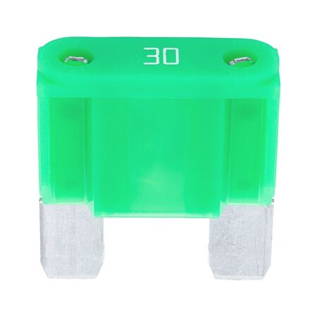 Flat Blade Fuse MAXI Silver | 30A Current | Silver Plated Contacts | Green Color | @Pack of 5 | by Wurth