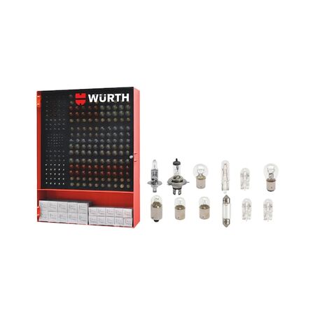 24V Vehicle Globe Set | 110 Pieces | Includes Storage Cabinet | by Wurth