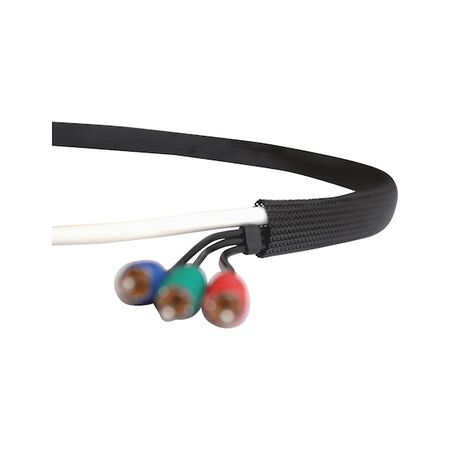 Braided Hose BRAIDCLBSLEV Black | 4-10mm Diameter | Self-Extinguishing | @20m by Wurth