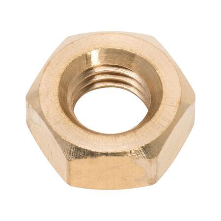Hexagon Nut ISO 4032 Brass | M2 Diameter | Plain Surface Finish | RoHS Compliant | @Pack of 100 | by Wurth