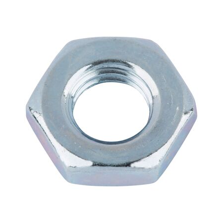 Hexagon Nut Low Profile DIN 439 | Zinc-Plated Steel | M8 Metric Thread | @Pack of 50 | by Wurth