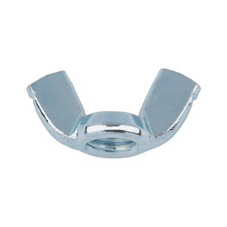 Wing Nut Edged Wing Shape M8 | Zinc Plated | Corrosion Resistant | @Pack of 10 | by Wurth