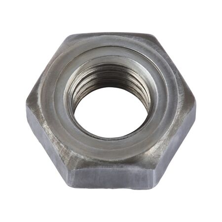 Hexagon Weld Nuts DIN 929 | Steel Material | Plain Surface Finish | M4 Thread | @Pack of 100 | by Wurth