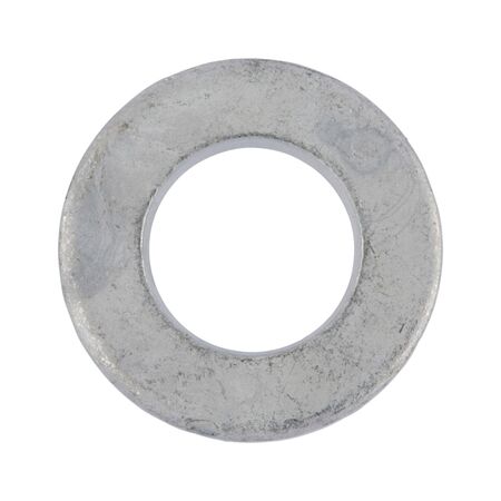Flat Washer DIN 125 for Hexagon Head Bolts | Hot-Dip Galvanised Steel | Hardness Class 140 HV | @Pack of 25 | by Wurth
