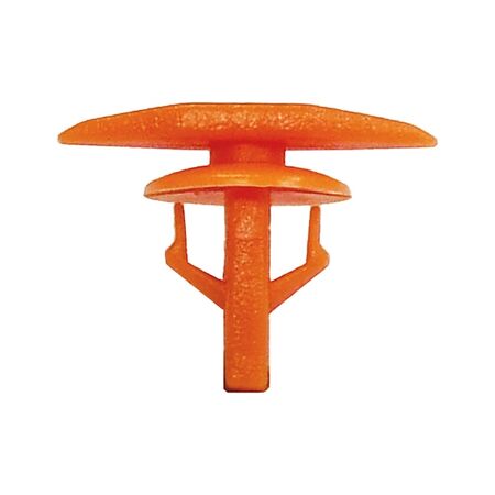 Door Seal Clip Type S | Durable Plastic | Honda Compatible | Orange | @Pack of 25 | by Wurth