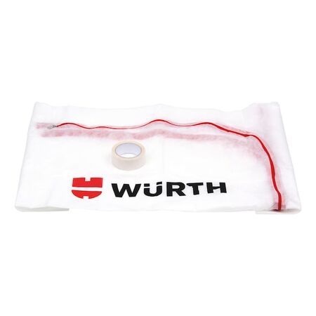 Dust Protection Door Kit | Polypropylene Fleece | Resealable Zip Fastening | @Pack of 2 | by Wurth