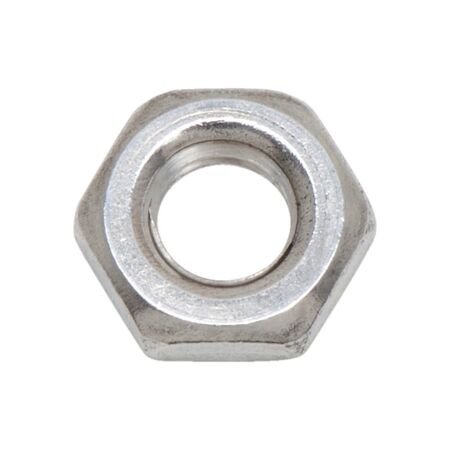 Hexagon Nut Low Profile DIN 439 | A4 Stainless Steel | Corrosion Resistant | Plain Finish | @Pack of 50 | by Wurth