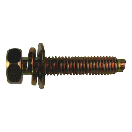 Hexagon Head Panel Screws with Washers | Includes Spring & Flat Washers | 25 PCS | by Wurth