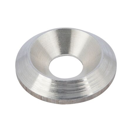 Countersunk Washer Aluminium | Lightweight & RoHS Compliant | Plain Surface Finish | @Pack of 10 | by Wurth