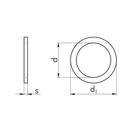 Shim Ring DIN 988 Steel Plain | 4mm Internal Diameter | RoHS Compliant | @Pack of 500 | by Wurth