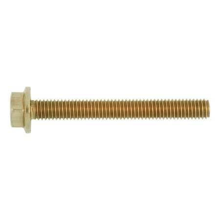 Hexagonal Setscrew with Flange | M6 Thread | Zinc Plated Yellow | @Pack of 25 | by Wurth