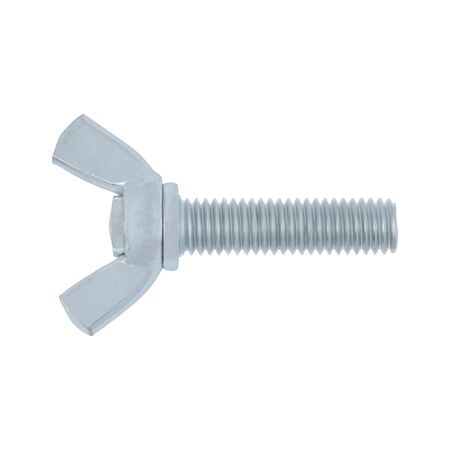 Wing Screw M5 | Square Wings DIN 316 | Zinc-Plated Steel 4.8 | @Pack of 10 | by Wurth