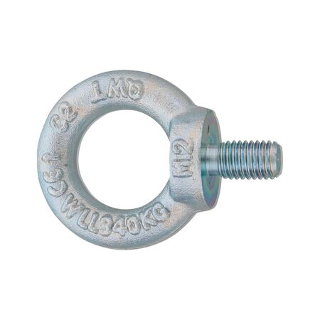 Ring Bolt DIN 580 | M6 Metric Thread | Zinc-Plated Steel | 75 kg Load Capacity | @Pack of 5 | by Wurth