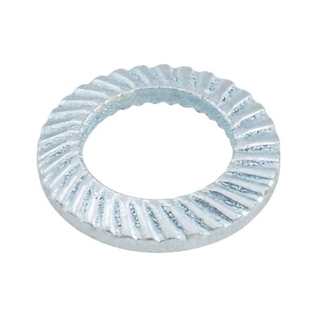 Lock Washer S Spring Steel | Zinc-Plated & Blue Passivated | Belleville Shape | @Pack of 25 | by Wurth