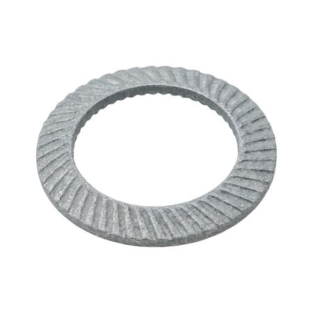 Lock Washer S Spring Steel | Belleville Shape | Zinc-Plated & Blue Passivated | @Pack of 10 | by Wurth