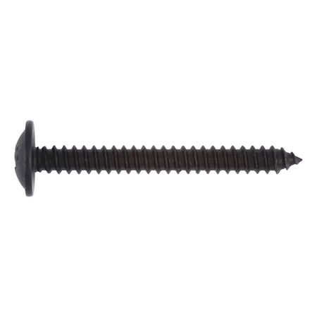 Pan Head Tapping Screw with Flange | Steel Material | Black Top Coat Finish | Full Thread Design | @Pack of 50 | by Wurth