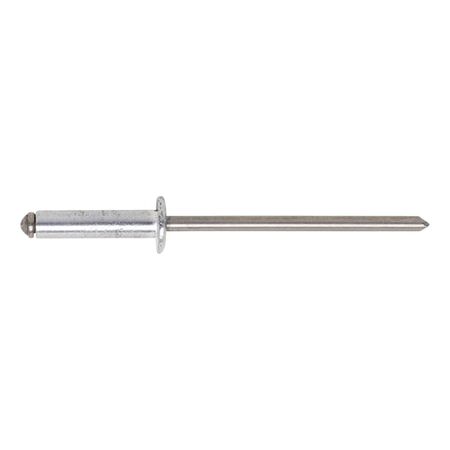 Blind Rivet Flat Head | Aluminium Sleeve | Galvanised Steel Mandrel | Multi-Use | @Pack of 100 | by Wurth