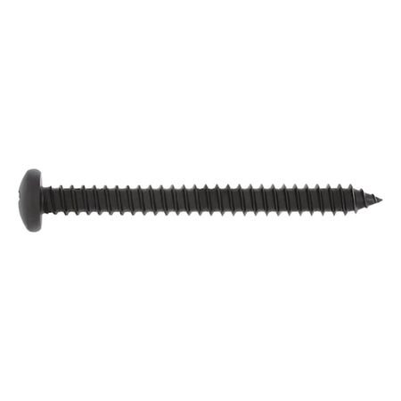 Pan Head Tapping Screw C Shape DIN 7981 | Zinc-Plated Black Steel | Self-Tapping Design | @Pack of 50 | by Wurth