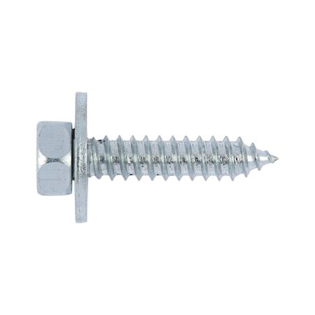 Combi Hexagon Tapping Screw with Captive Washer | Zinc Plated Steel | Self-Tapping Design | @Pack of 25 | by Wurth