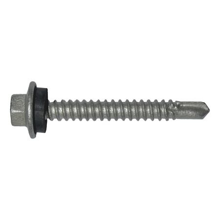 Flange Hex Metal Self Drilling Screw with Seal | Hot Dip Galvanized | 6.3mm Diameter | by Wurth