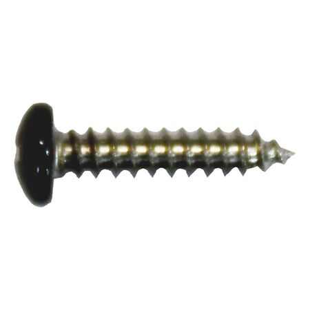Self-Tapping Screw | Pan Head | Stainless Steel A2 | Black Lacquered Finish | @Pack of 100 | by Wurth