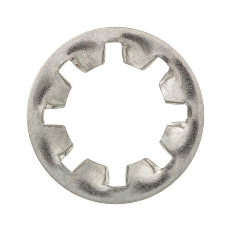 Serrated Washer Type J DIN 6797 | Internally Serrated Design | A2 Stainless Steel | Plain Finish | @Pack of 50 | by Wurth