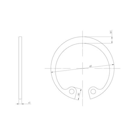 Circlip for Bore Hole Shape J DIN 472 | Stainless Steel | RoHS Compliant | @Pack of 5 | by Wurth