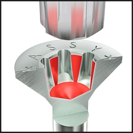 ASSYplus VG 4 CS Construction Screw | Full Thread & Countersunk Head | High Load-Bearing | @Pack of 50 | by Wurth