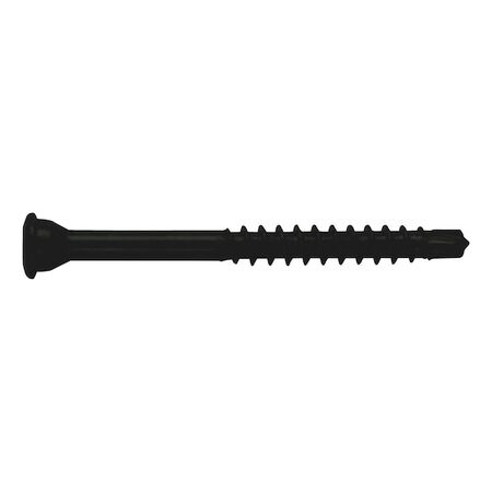 ASSY®plus 4 A2 TH Glass Strip Screw | Black A2 Stainless Steel | Partial Thread & Top Head Design | @Pack of 500 | by Wurth