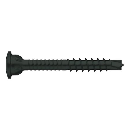 ASSY®plus 4 A2 TH Terrace Construction Screw | Stainless Steel A2 | Black Partial Thread | Grooved Shank | @Pack of 1000 | by Wurth
