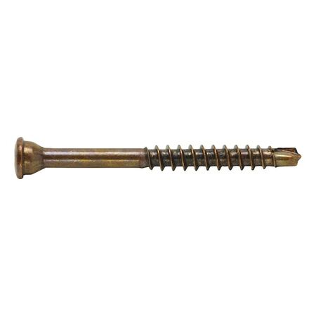 ASSYplus 4 A2 TH Glass Strip Screw | A2 Stainless Steel | Burnished Surface | Partial Thread Design | @Pack of 500 | by Wurth